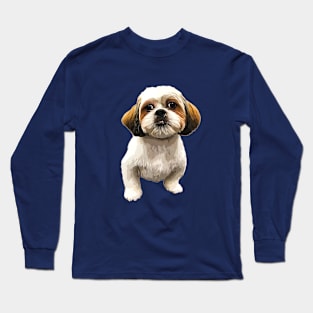 Shih Tzu Puppy Dog Long Sleeve T-Shirt